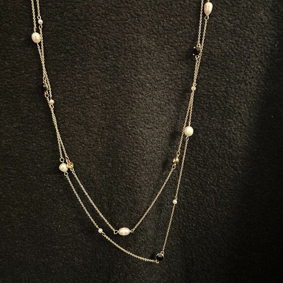LOFT Jewelry - Loft Long Double Chain Station Necklace